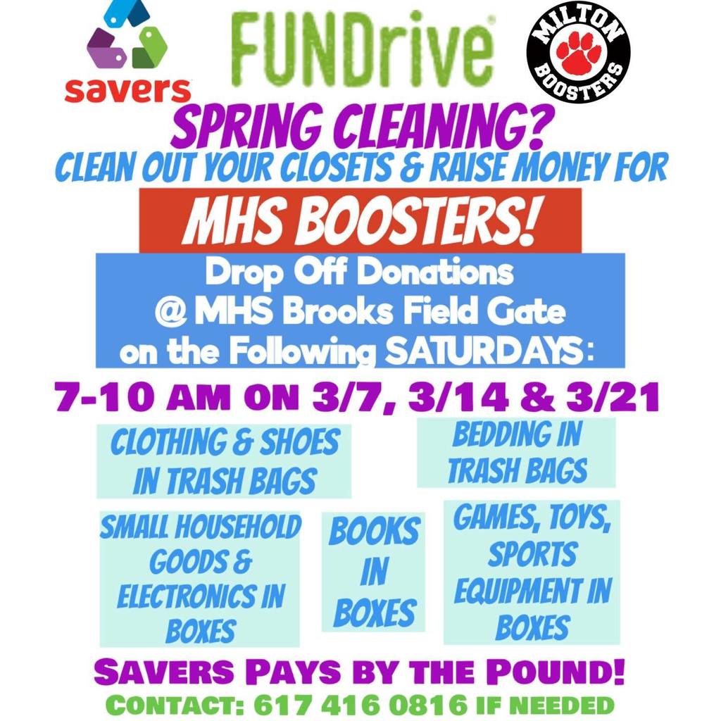 MHS Boosters FUNDrive! 