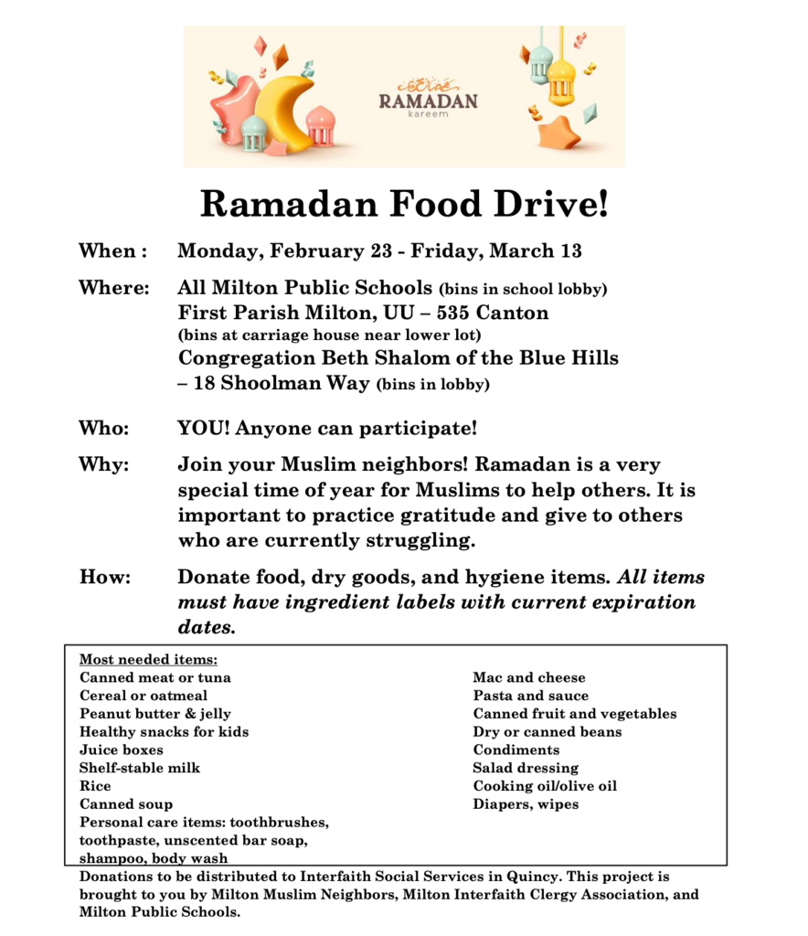 Ramadan Food Drive