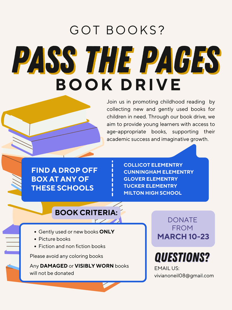 NHS Book Drive