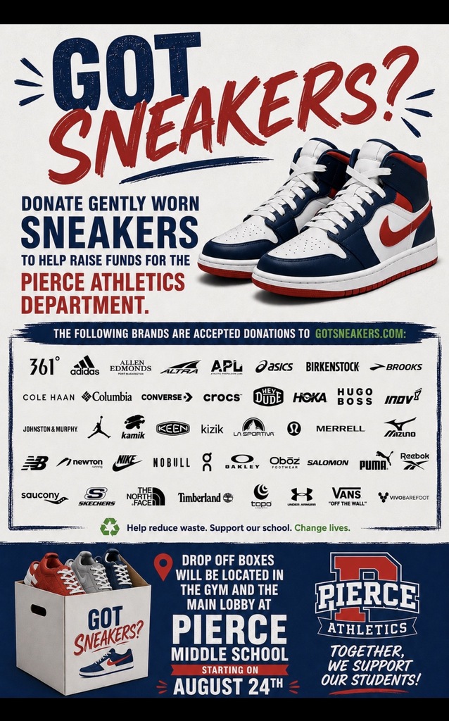 Pierce sneaker drive