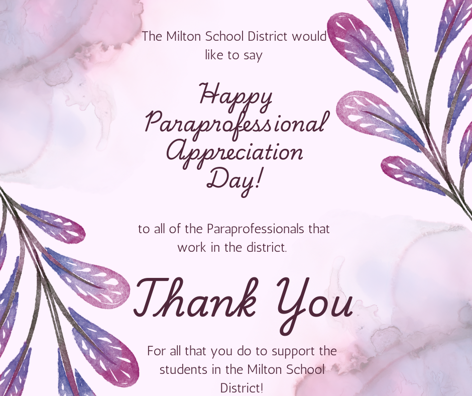 Paraprofessional Appreciation