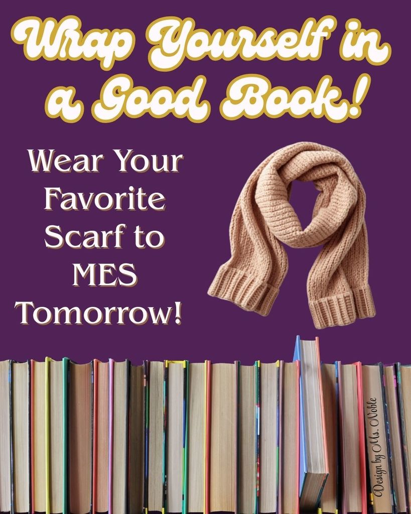 Wear your favorite scarf tomorrow!
