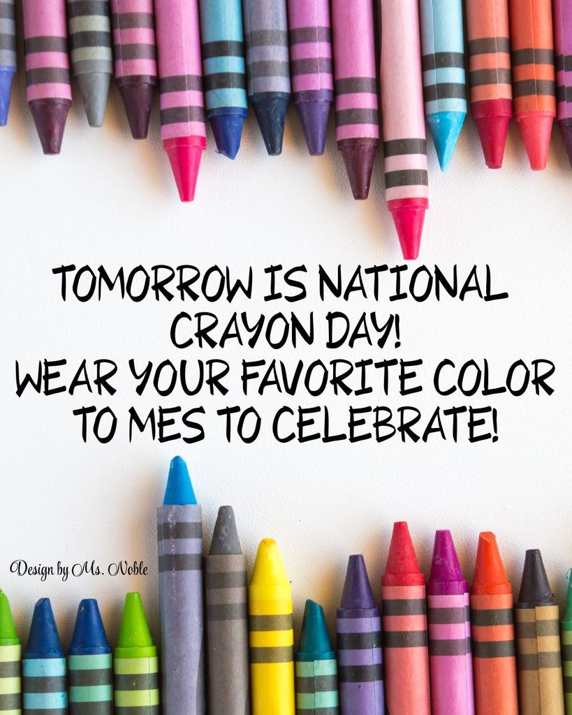 Wear Your Favorite Color tomorrow!