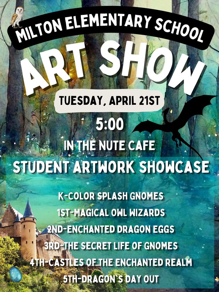 Art Show! Nute Cafe on April 21st @ 5pm!