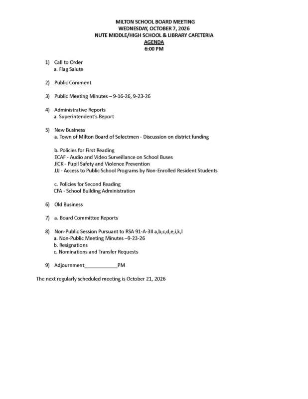 Agenda