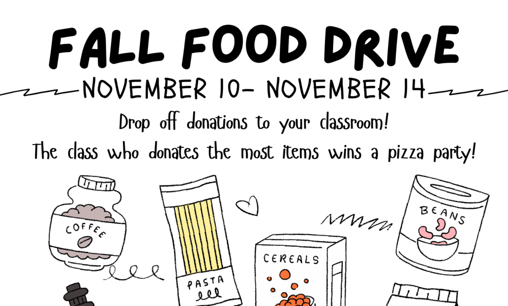 Fall Food Drive 11/10-11/14