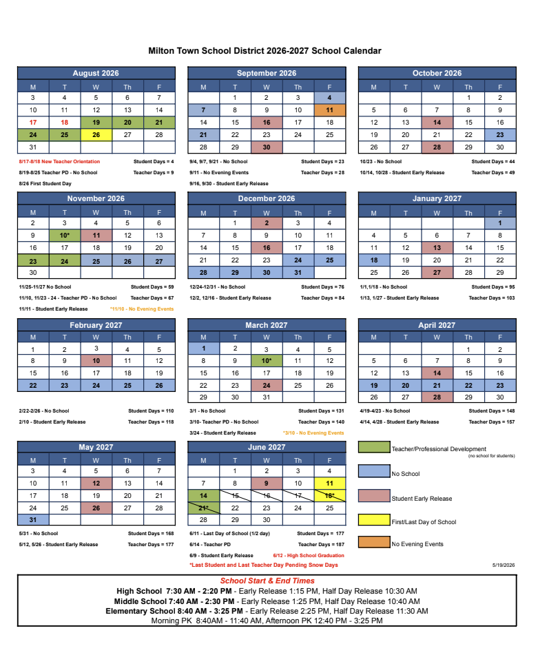 calendar