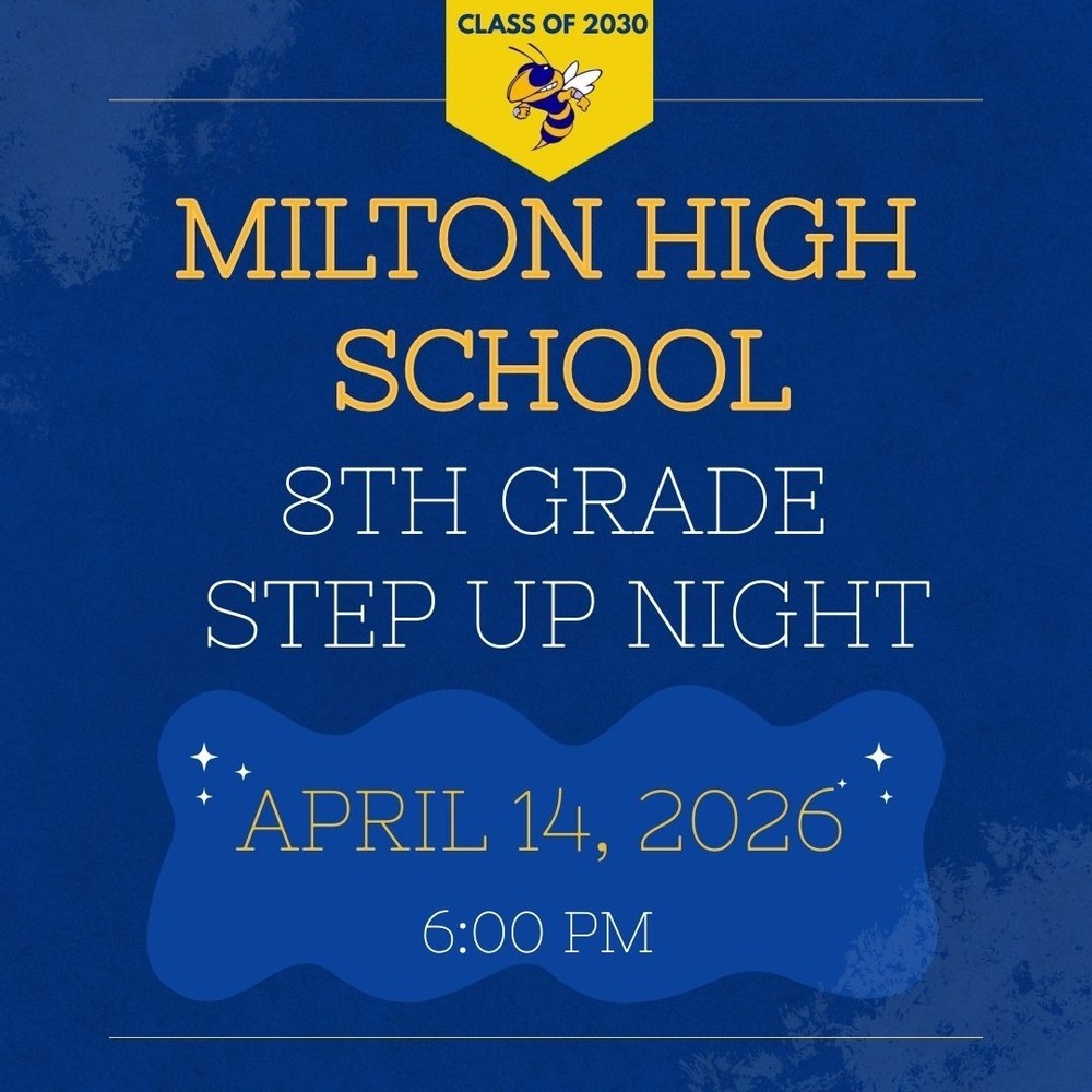8th Grade Step Up Night Poster