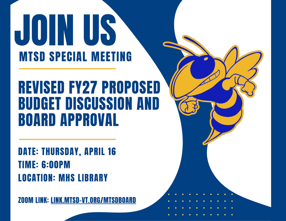 Revised FY27 Proposed Budget Discussion and Board Approval 