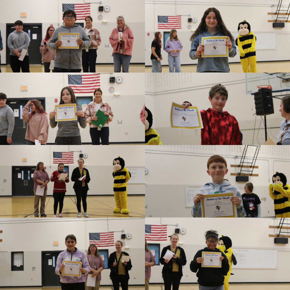 First Trimester Students of the Month