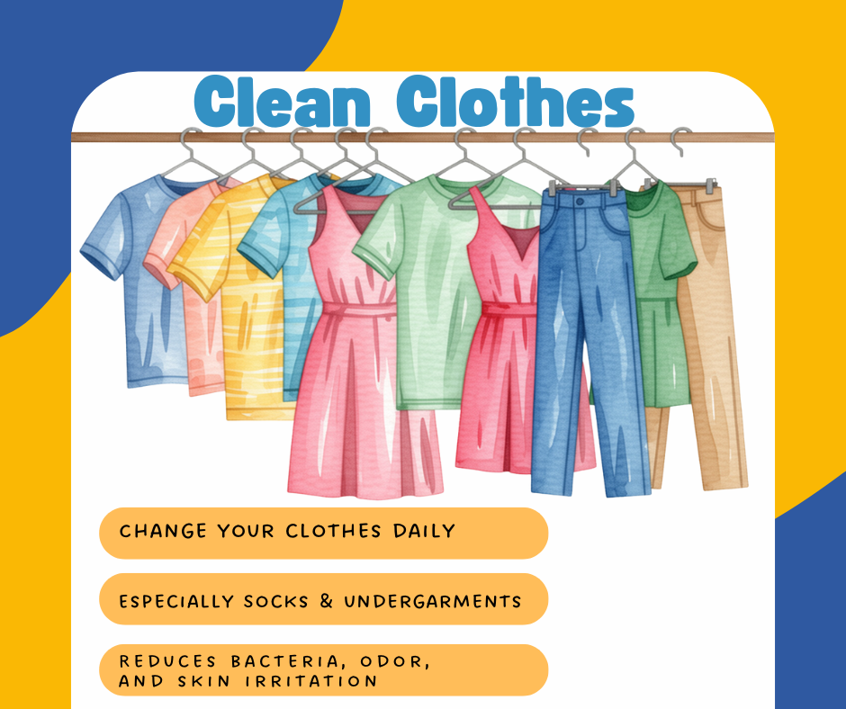 March Week 2 - Clean Clothes