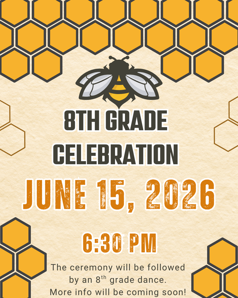 Milton Middle School 8th grade celebration will be held on June 15, 2026 at 6:30. The ceremony will be followed by an 8th grade dance. More info will be coming soon!