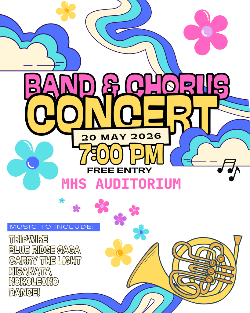 Band and Chorus Concert Poster