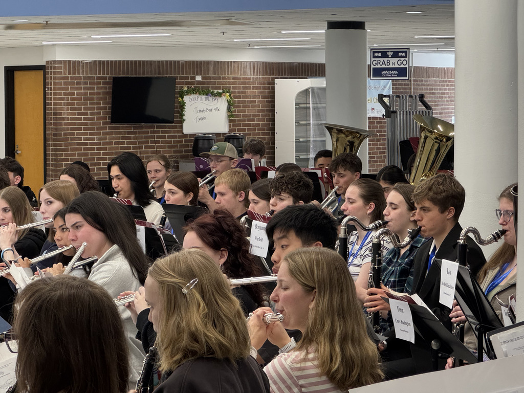 All state band student prepare for their big show