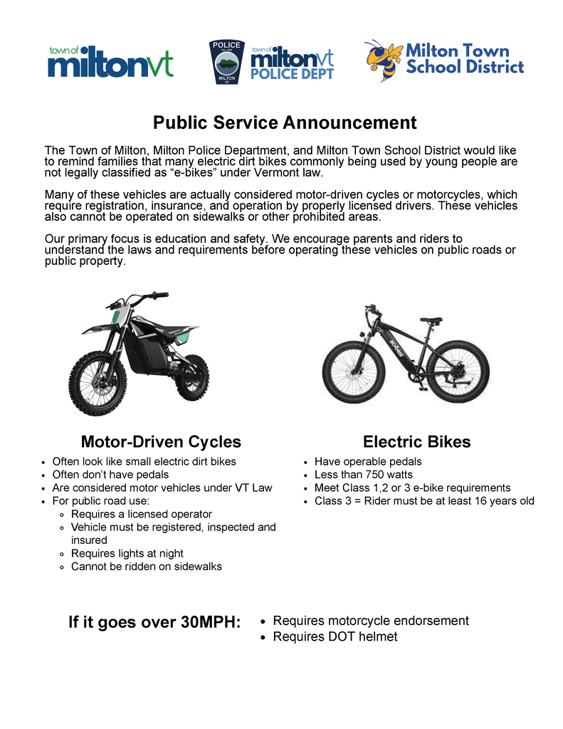 E-bike PSA