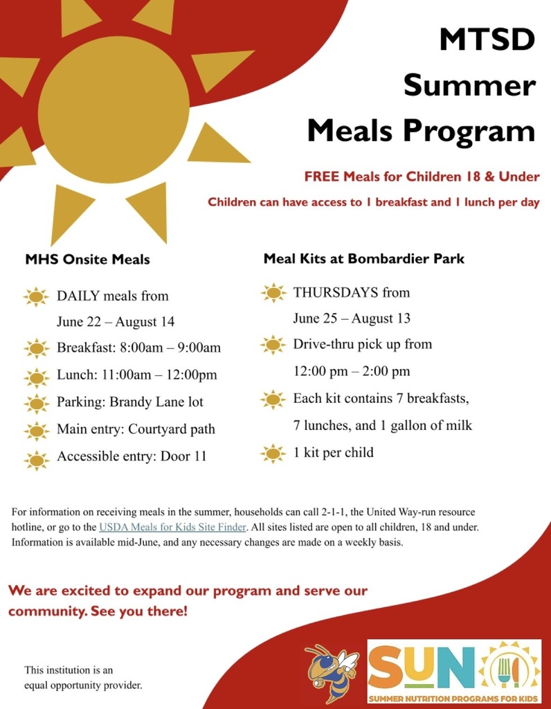 MTSD Summer Meals