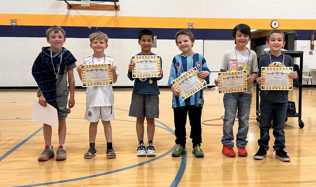 Students of the month.