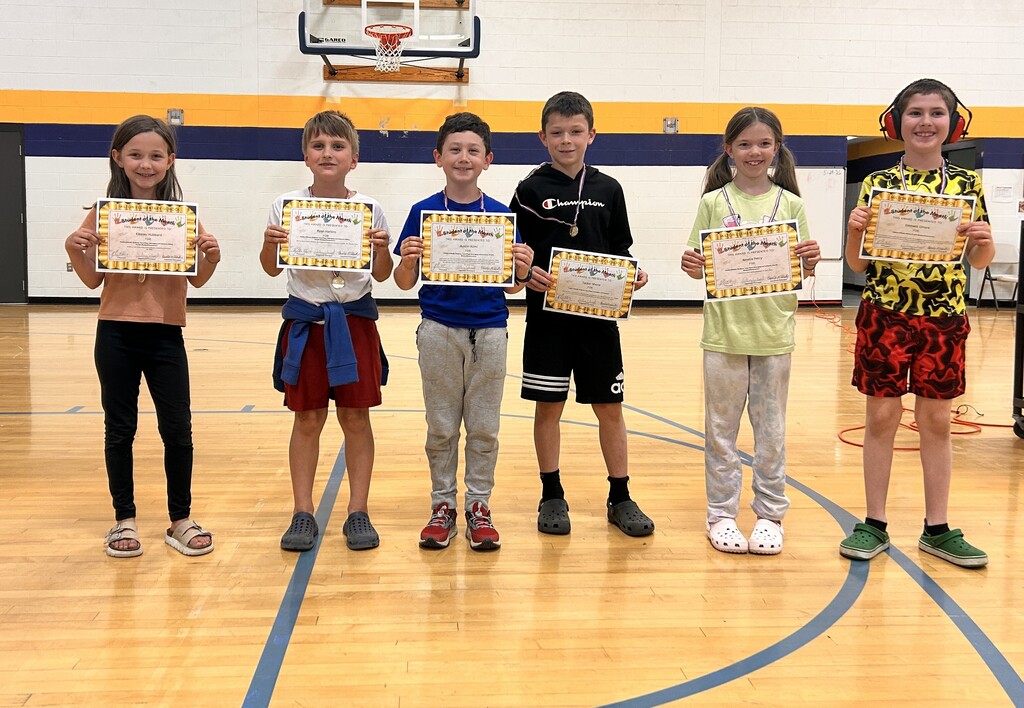Students of the month.