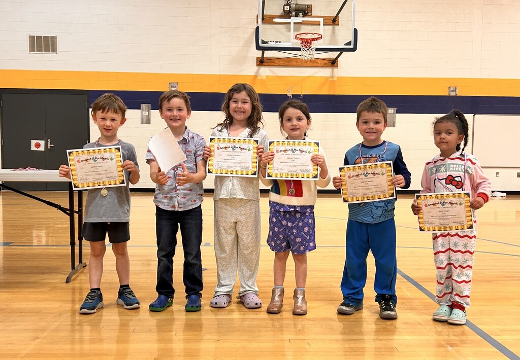 Students of the month.