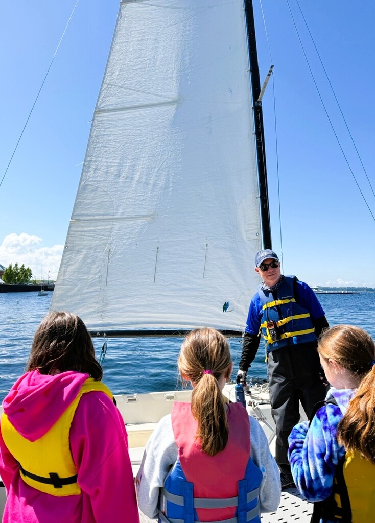 learning to sail