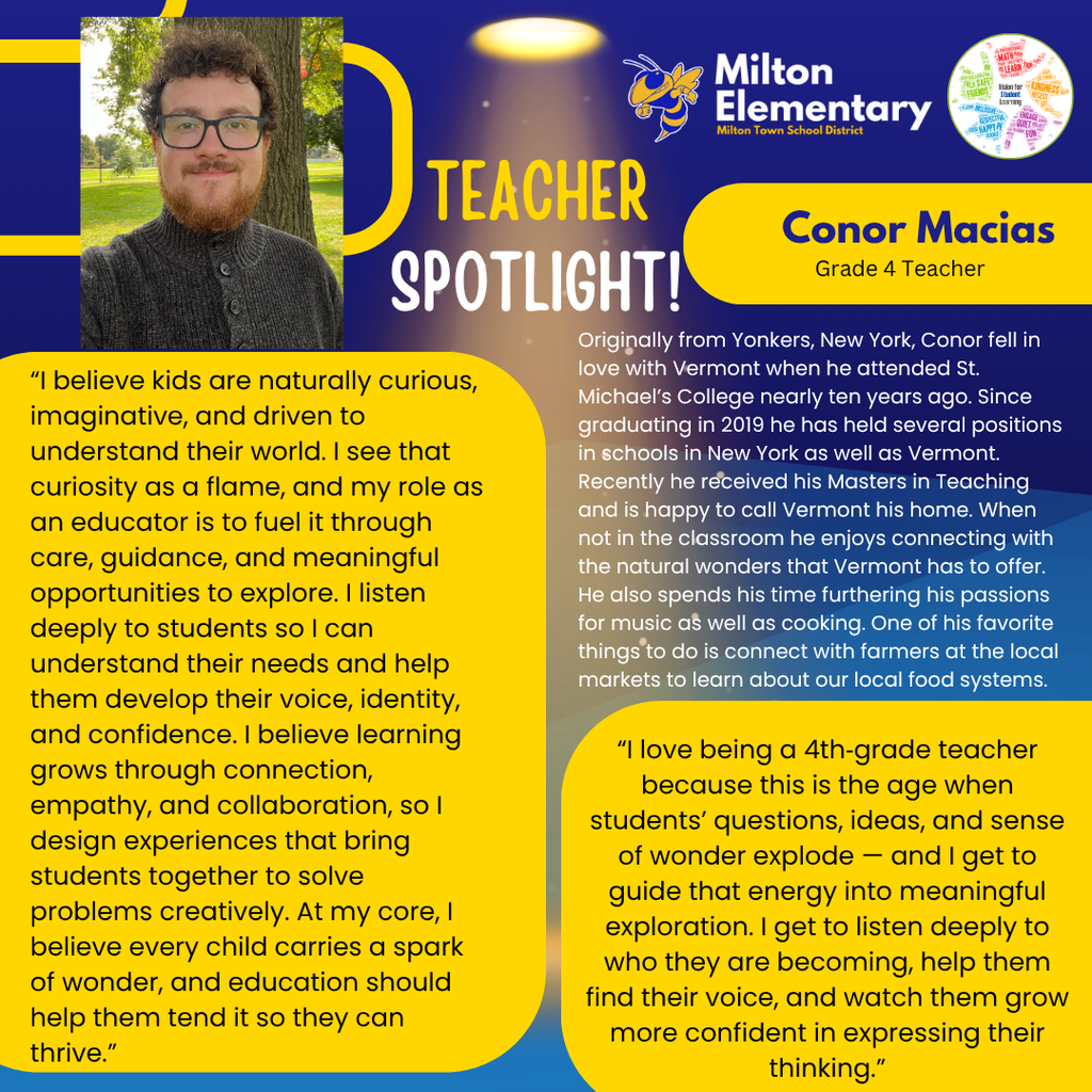 Teacher Spotlight of Conor Macias