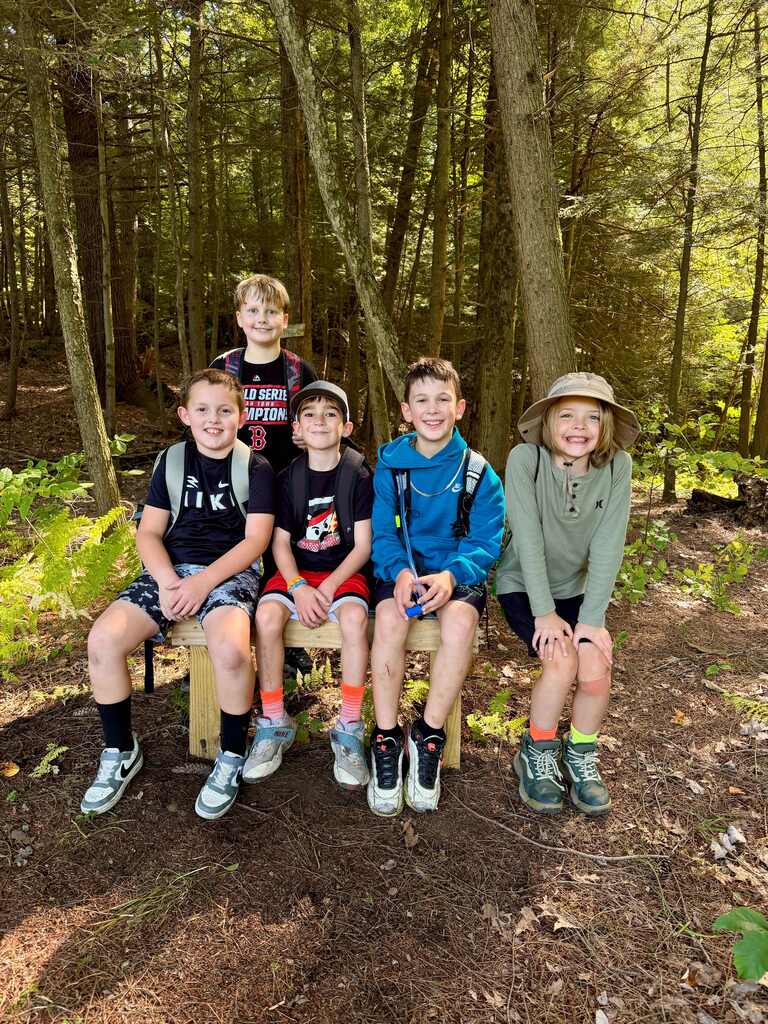 Students hiking