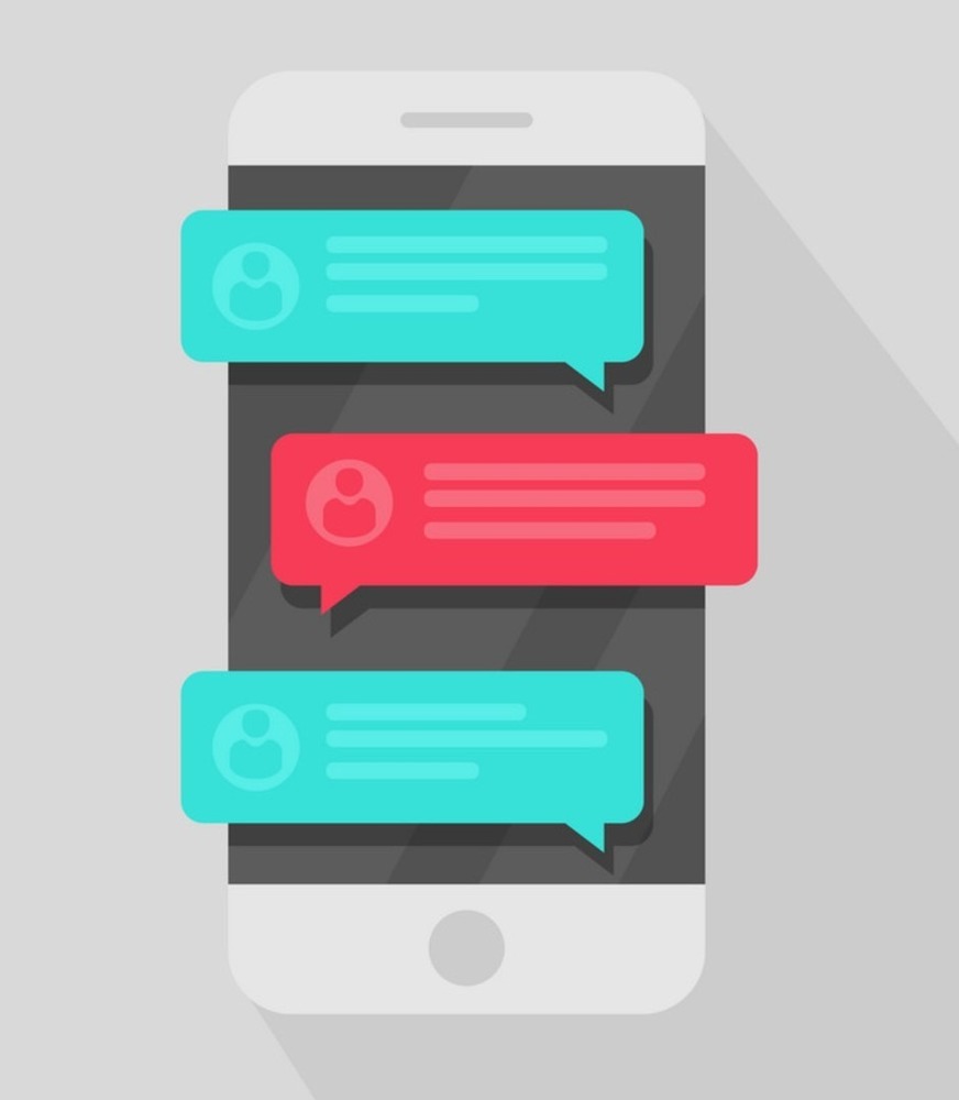 Cell Phone Notification Graphic