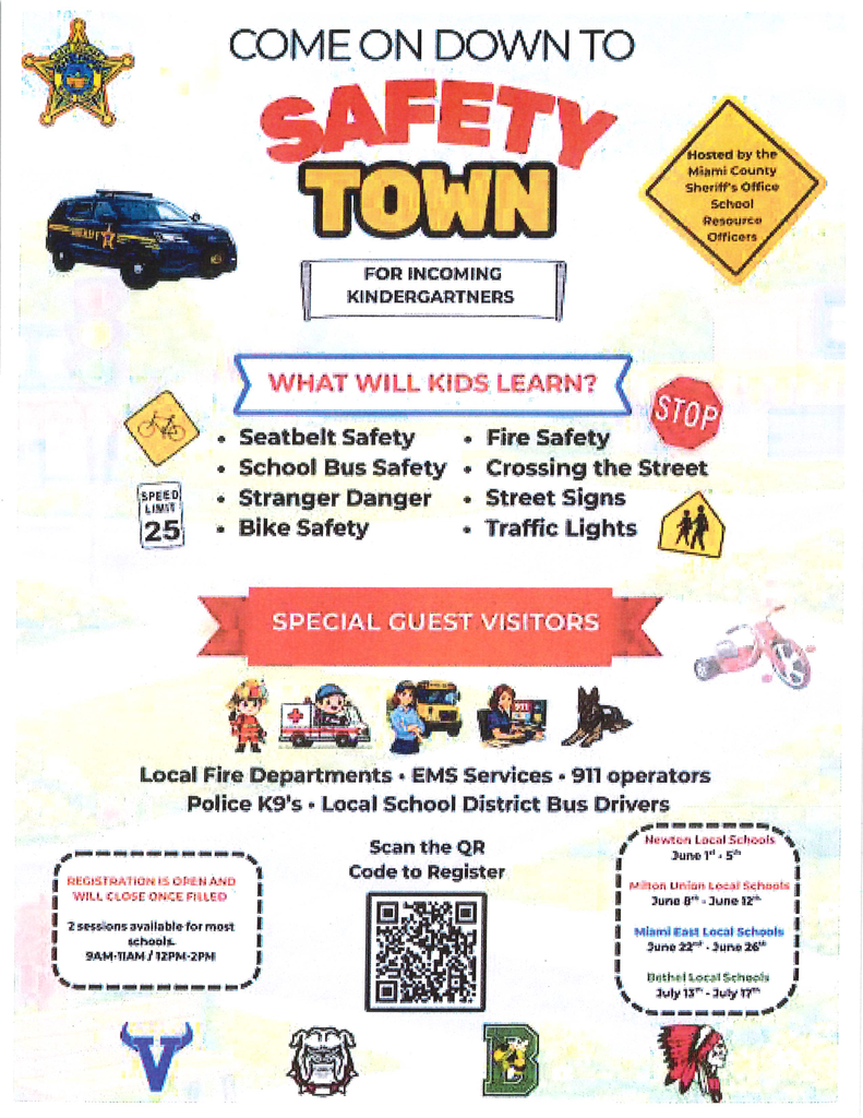Safety Town flyer