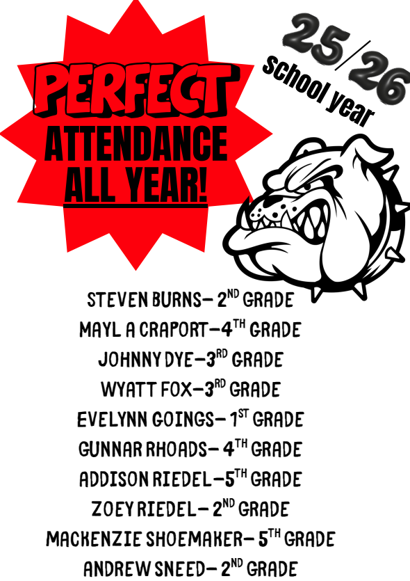 perfect attendance