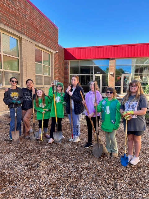 Girls Scout Troop Members