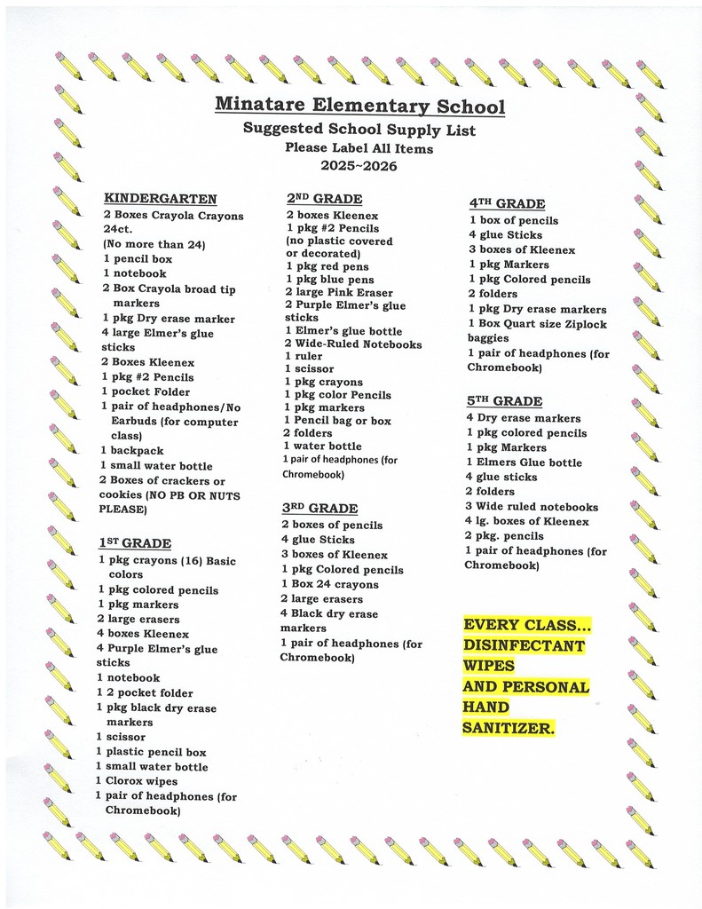 Supply List