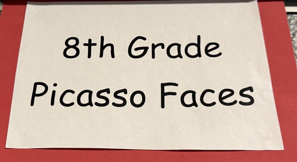 8th Grade Picasso Faces