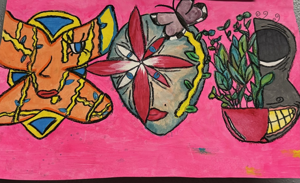 Picasso faces 8th Grade