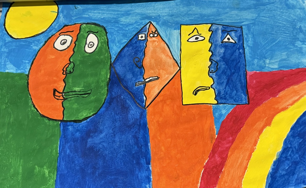 Picasso faces 8th Grade