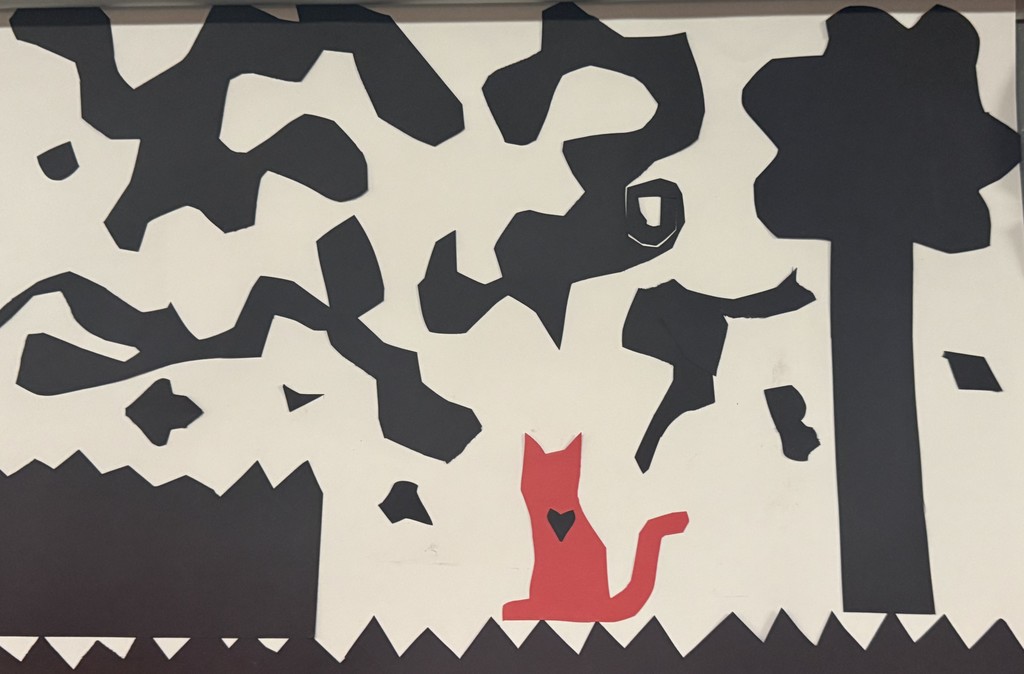 Matisse Cut-out Collages  8th Grade