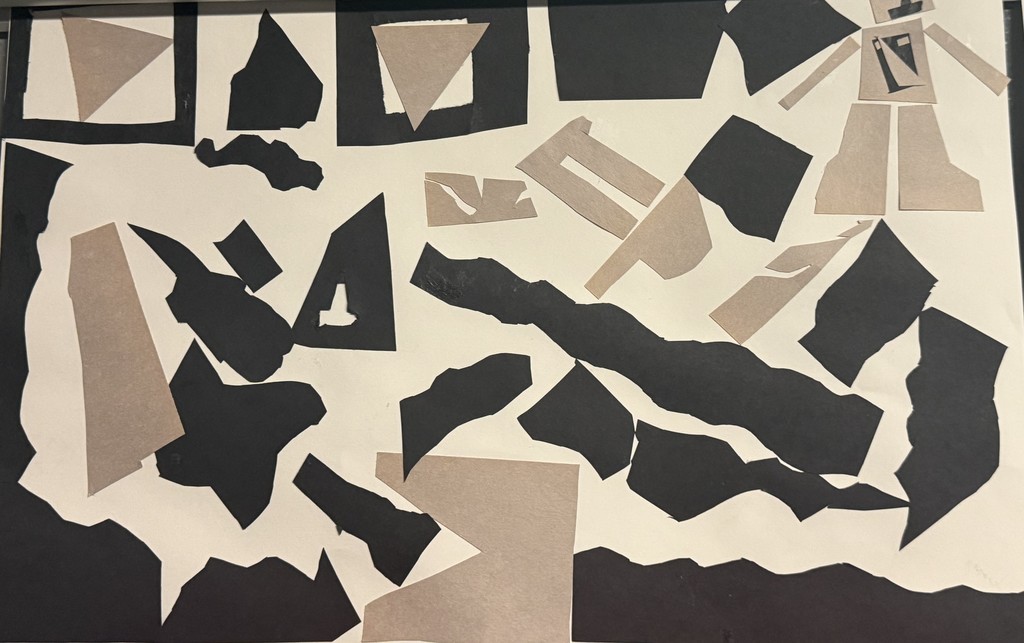 Matisse Cut-out Collages  8th Grade