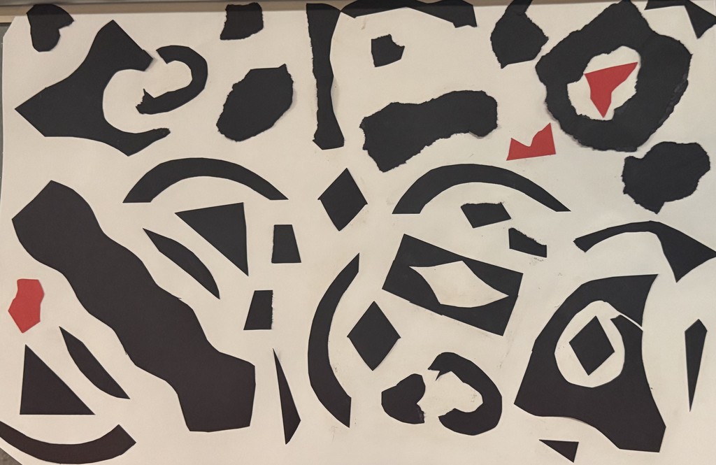 Matisse Cut-out Collages  8th Grade