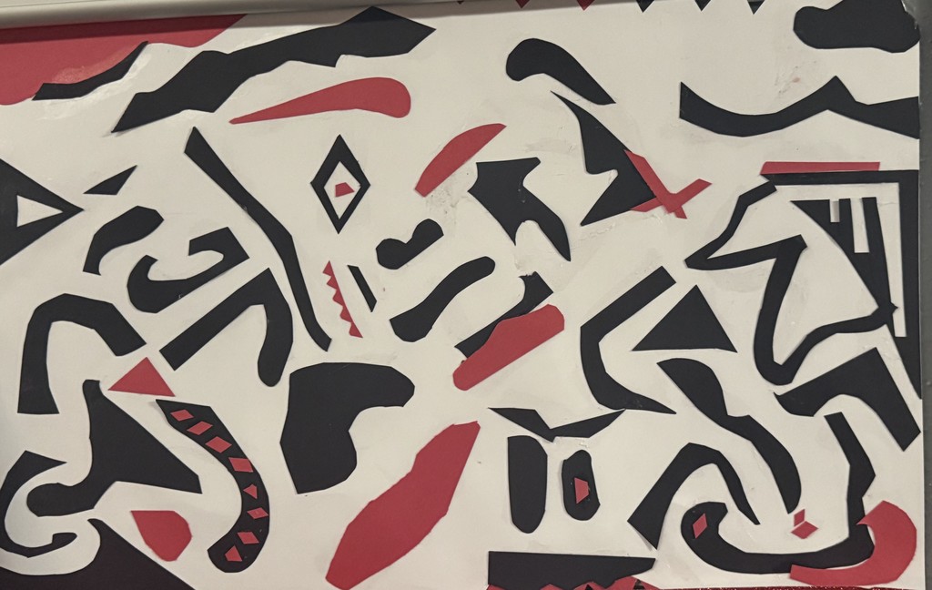 Matisse Cut-out Collages  8th Grade