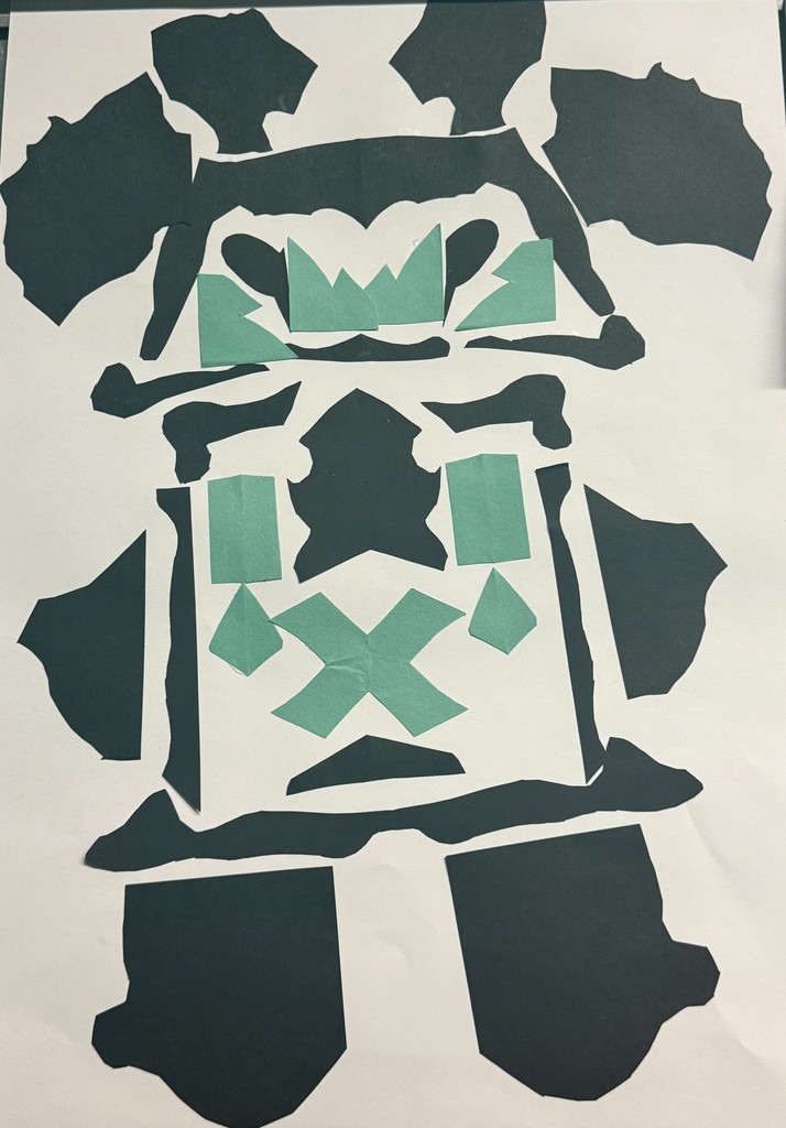 Matisse Cut-out Collages  8th Grade