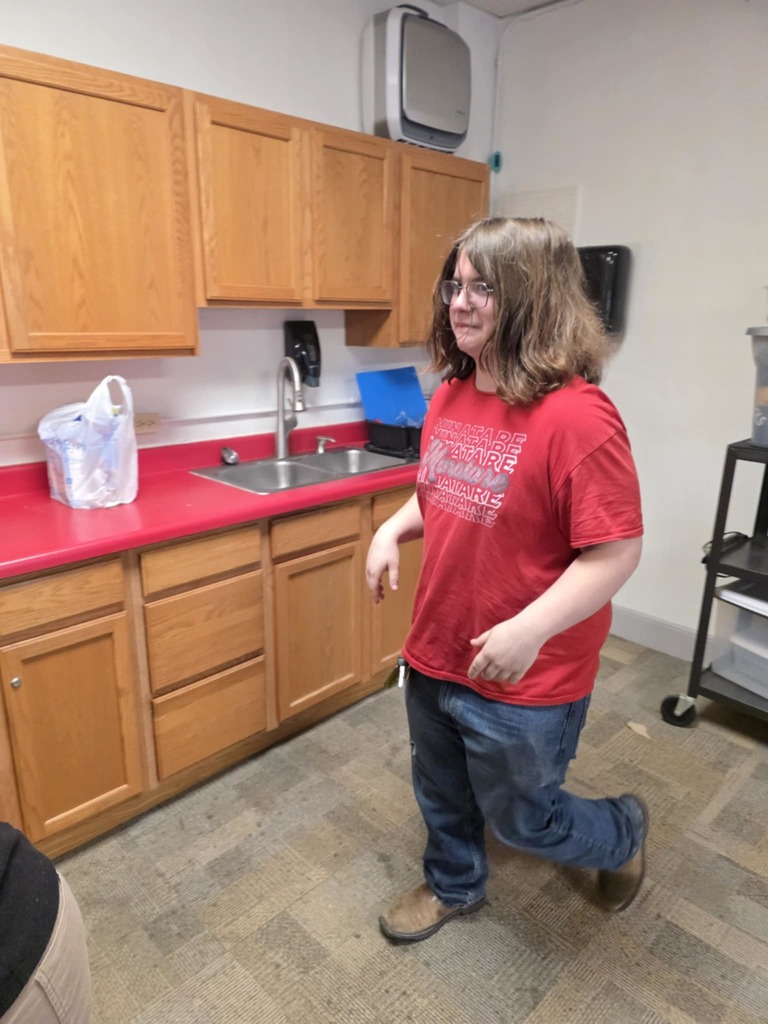 Aaron cookiing breakfast for FFA Staff breakfast