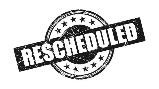 JH Track is rescheduled to Wednesday May 6