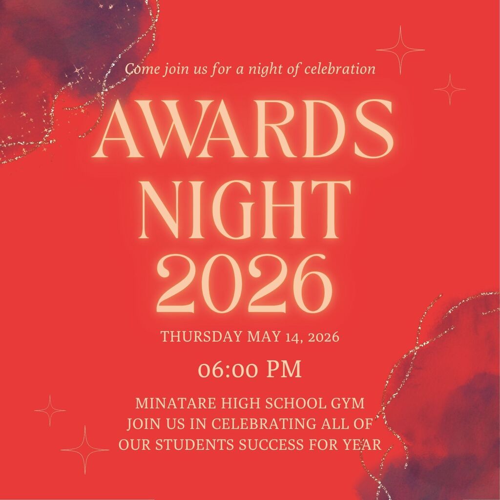 Awards Night 2026 Thursday Night May 14th starting at 6PM in the MHS gym