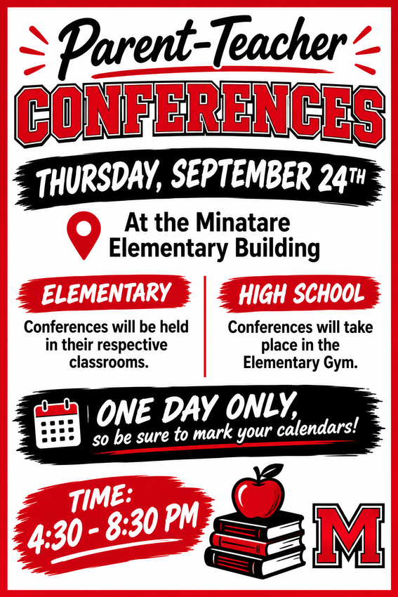 Paremt Teacher Conferences Thursday September 24th