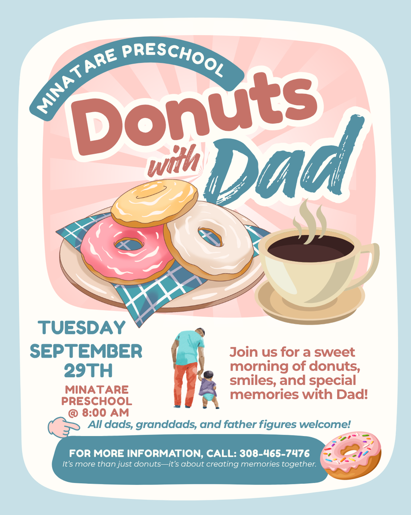 donuts with Dad flyer