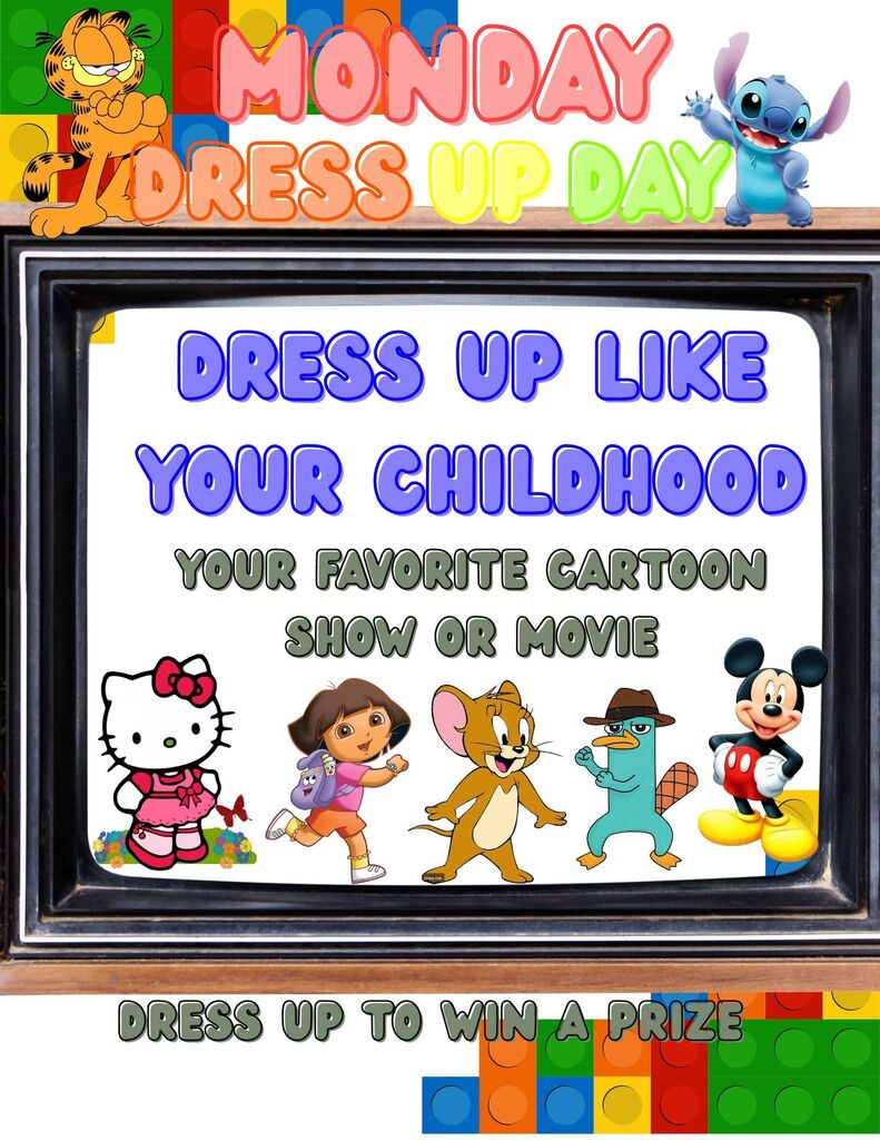 Dress as your favorite Cartoon show or chartacter
