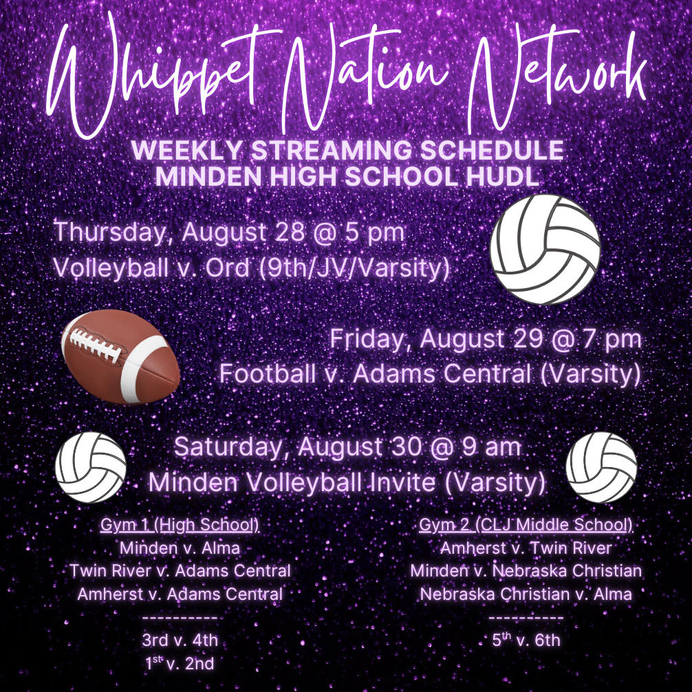 weekly schedule