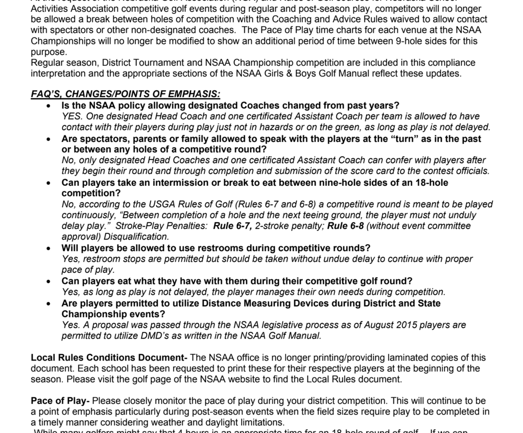 fan rules