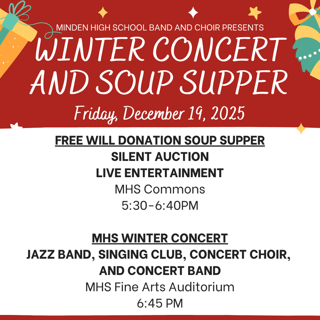 Minden high school band and choir presents