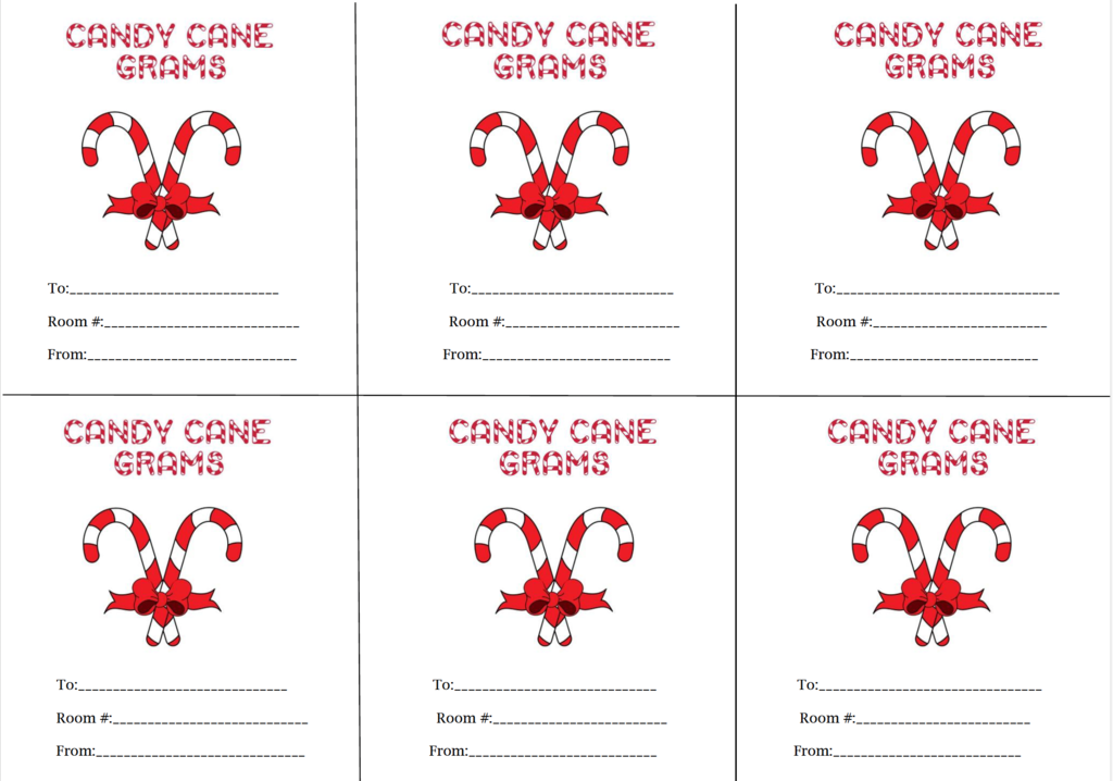 Candy Cane Grams form