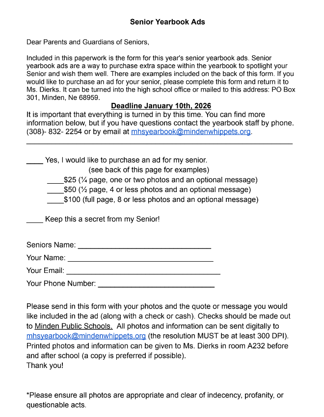 senior ad form